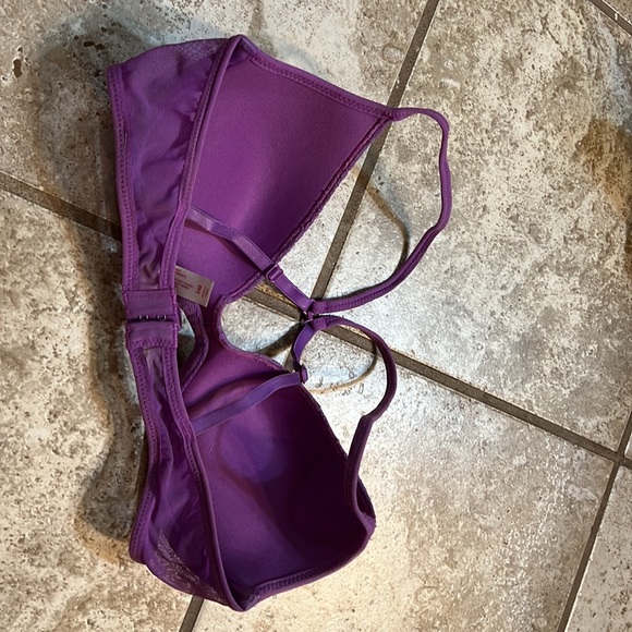 Xhileration intimates brand, purple racer back bra, super comfy. Size 34B - Picture 3 of 3